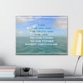 thumbnail image 3 of Scripture Walls John 14:6 The Way And The Truth Bible Verse Canvas Christian Wall Art Ready to Hang Unframed, 3 of 17