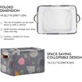 thumbnail image 3 of FREEAMG Cute Hand Drawn Farm Animals and Plants Storage Basket, Durable Canvas Organizer With Handles Large Collapsible Storage Bins Boxes for Home Office - 2 Pack, 3 of 7