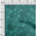 thumbnail image 2 of oneOone Silk Tabby Teal Green Fabric Abstracts Sewing Craft Projects Fabric Prints By Yard 42 Inch Wide, 2 of 5