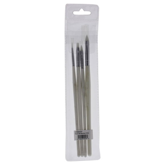 Set de cepillos de nailon para gel de uñas - 1222 Cuccio Nylon Nail Gel Brush Set - 1222 Nail Brush Dama 1 Pc