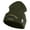 Olive, variant on US Submarine Veteran Military Embroidered 12 inch Cuffed Knit YP Long Beanie - Navy OSFM