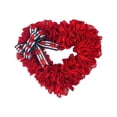 thumbnail image 2 of Corona del Día de San Valentín, corona roja en forma de corazón, regalos decorativos para el Día de San Valentín, decoración del Día de San Valentín Estilo B Macarena corona de corazon, 2 of 8