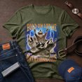 thumbnail image 3 of Jollimate Hold On Let Me Overthink This Shirt, Funny Raccoon Graphic Tee, Humorous Gift for Men, 3 of 6