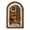 B, variant on Christmas Ornaments, Wooden Fireplace Scene Wall Hanging, Cozy Holiday Decor for Tree and Home Display, Christmas Decorations