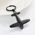 thumbnail image 3 of Stainless Steel Airplane Funeral Cremation Urn Pendant Keyring for Cremation Ashes Urn Lockets Keychainfor Ashes of Loved One Memorial Jewelry, 3 of 8