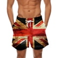 thumbnail image 5 of 3D Printed Union Flag Pattern Board Shorts For Men Outdoor Quick Dry Sport Beach Shorts Casual Mens Swim Trunks Gym Shorts, 5 of 6