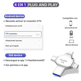 thumbnail image 3 of Memoria Otg 4 En 1 iPhone Android iPad Pc Usb-c Lighting 1tb, 3 of 8
