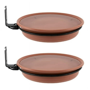 Bird Feeder Squirrel Bird Feeder Tray Fixed Bird Tray(2PCS)