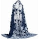 thumbnail image 1 of Tela de organza con bordado floral de 2,2 yardas (1,9-164 cm de ancho), encaje floral 3D, malla con bordado floral., 1 of 9