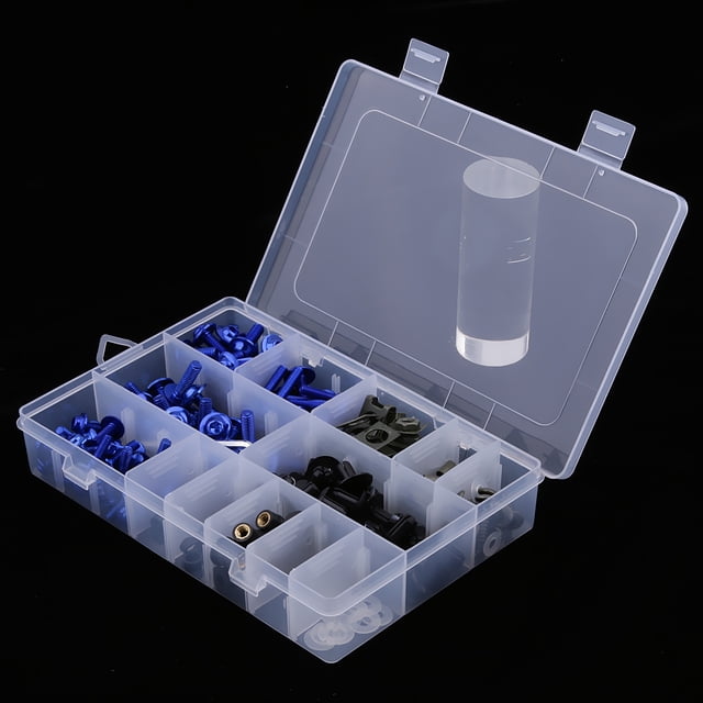 223 piezas Tornillos de sujetadores clips DYNWAVEMX Azul