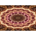 thumbnail image 1 of Ahgly Company Indoor Rectangle Patterned Construction Cone Orange Area Rugs, 8' x 10', 1 of 6