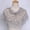 Grey, variant on Women's Lightweight Lace Scarf Elegant Chiffon Embroidered Fringes Triangular Floral Crochet Sheer Wrap Scarves Shawl White