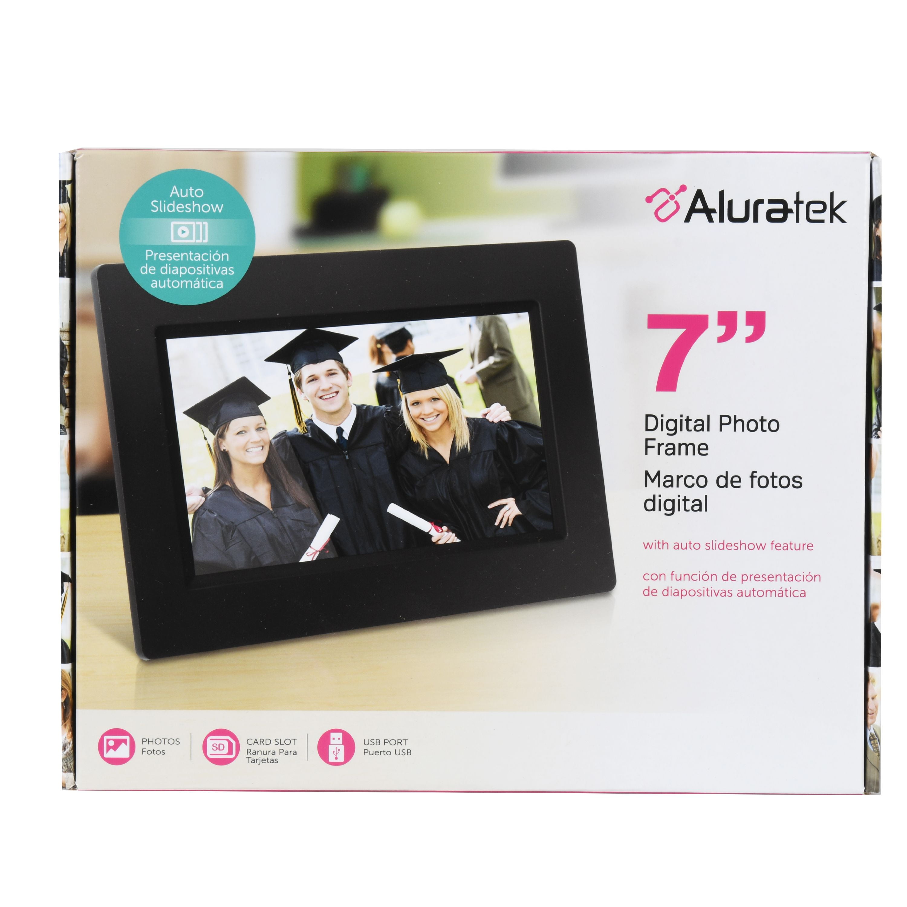 Aluratek 7" Digital Frame - Walmart.com - Walmart.com