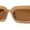 Beige Brown, variant on Womens Mod Thick Plastic Minimal Sunglasses Tortoise Smoke