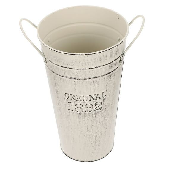 IDEANATEGRATE 1Pack Creative Flower Pot in White Color for Planting and Storage in 14.5x14.5x25in