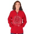 thumbnail image 4 of Massachusetts Mass Pride Retro Emblem Unisex Fleece Graphic Zip Up Hoodie Brisco Brands 2X, 4 of 5
