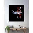 thumbnail image 2 of Dive Flag - Dive Vertical And Nurse Shark Poster Wall Art, Modern Wall Decor, 8x12 UNFRAMED, 2 of 3