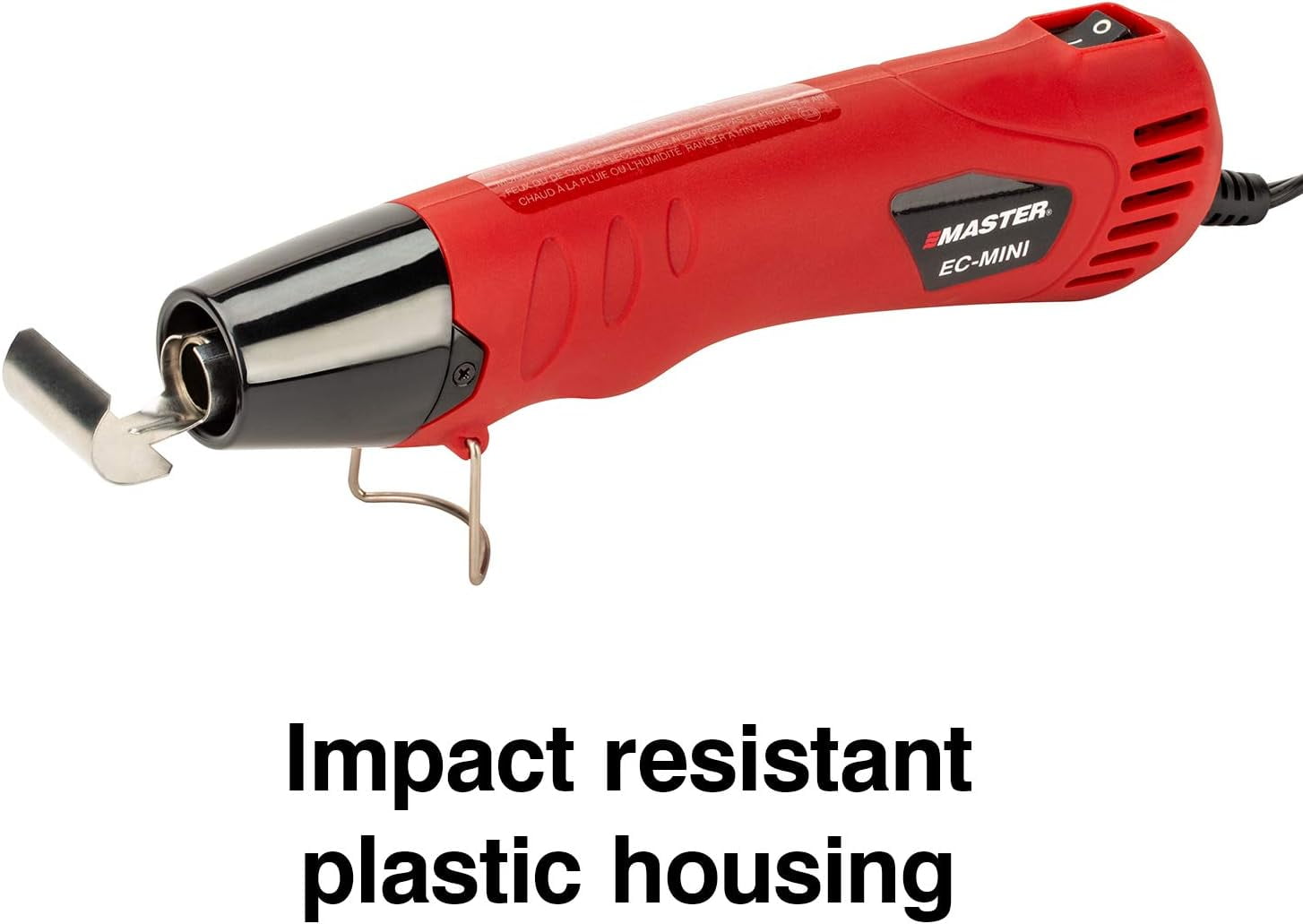 Master Appliance EC-MINI Portable Heat Gun Hot Air Gun with Heat Shrink Reflector, 350W, White