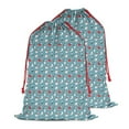 thumbnail image 2 of Christmas Bags Drawstring,Light Blue Christmas Snowman Pattern Large Xmas Christmas Gift Bags,Reusable for Xmas and New Year Party Favors and Supplies,27.6" X 19.7", 2 of 6