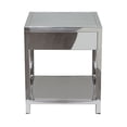 thumbnail image 4 of 20"-20" Stainless Steel Accent Table with Storage 1 Drawer, 4 of 9