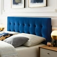 thumbnail image 3 of Modway Lily Queen Biscuit Tufted Performance Velvet Headboard in Navy, 3 of 9