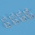 thumbnail image 4 of 100pcs / Lot Fil Fixation Pince de Bureau Fil Effacer Clips Support de Clip de Câble Dispositif de Support de Cordon USB, 4 of 7