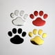 thumbnail image 2 of 4 pares de pegatinas de PVC con diseño de pata de oso y pata de perro para coche., 2 of 5