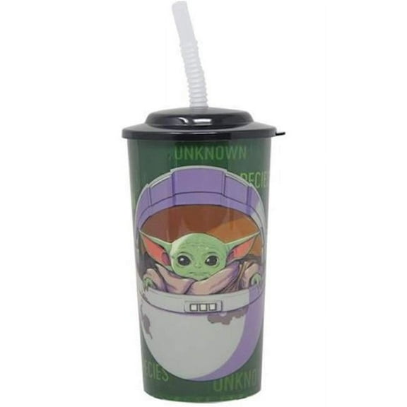 Star Wars The Mandalorian The Child Grogu 16oz Sports Tumbler w/ Straw