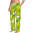 thumbnail image 2 of Xecao Green Apple Men's Straight Lounge Pajama Pants: The Ultimate in Comfortable Sleepwear, 2 of 9