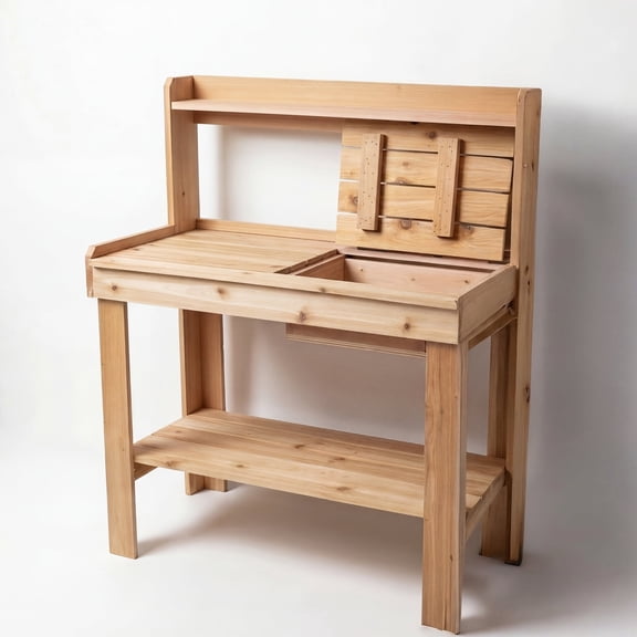 Outdoor Living Today 4x2 Western Red Cedar Potting Bench