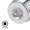 thumbnail image 4 of Unique Bargains 1/2-inch Drive E32 Universal Spline Shallow Socket 12-Point Cr-V Steel, 4 of 4