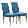 thumbnail image 6 of Modern Dining Chairs with Plush Chenille Upholstery & Stainless Steel Legs – Ergonomic Lumbar Support for Home Office, Kitchen, and Dining Rooms (Lake Blue), 6 of 9