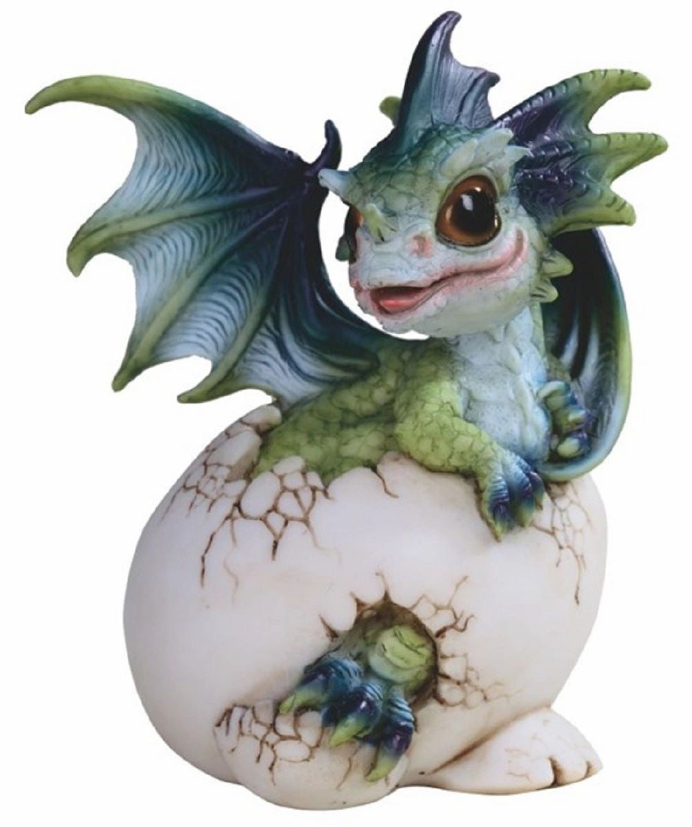 Futuristic Fantasy Nightmare Dragon Figurine 1 Supplied New Baby Hatching 