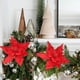 thumbnail image 5 of 1Pcs Christmas Tree Decoration Simulation Flower - Cloth Material Simulation Flower - Wedding/Party/Hall Scene Decoration - Holiday Gift, 5 of 6