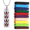thumbnail image 1 of 2023 New Aromatherapy Jewelry Necklaces Essential Oil Diffuser Necklace Stainless Steel Open Locket Aroma Scent Perfume Necklace, 1 of 5