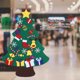 thumbnail image 5 of Felt Christmas Tree Felt Christmas Trees Felt Christmas Tree Kit Durable Kids Felt Christmas Tree Wall Hanging Ornaments, Felt Christmas Tree Set, For Wall Door ANGGREK Otros, 5 of 8