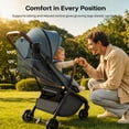 thumbnail image 5 of HARPPA Lightweight Baby Stroller for Toddlers, One-Hand Fold & Self-Standing, 15.4 lbs, Soft Blue, 5 of 10