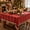 Red, variant on Christmas Plaid Tablecloth, Classic Tartan Checkered Table Cover with Elegant Drape Wrinkle Resistant Design and Reusable Holiday Style, Christmas Dinner Party Dining Table Restaurant Home Decor