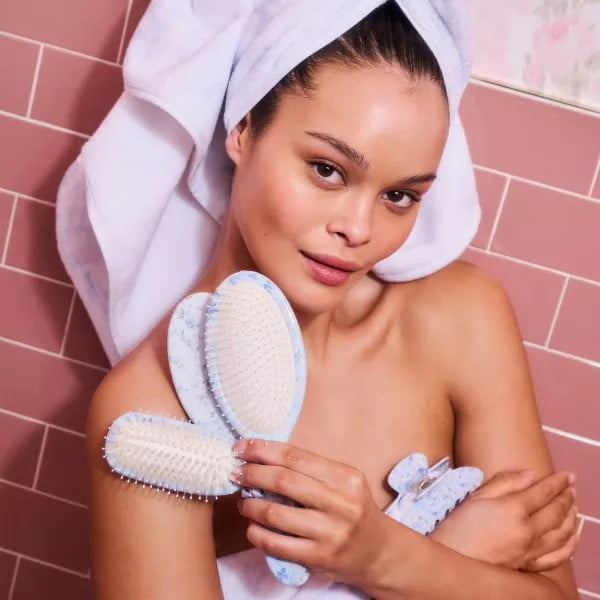 Wet Brush x LoveShackFancy Mini Shine Detangling Hair Brush 
