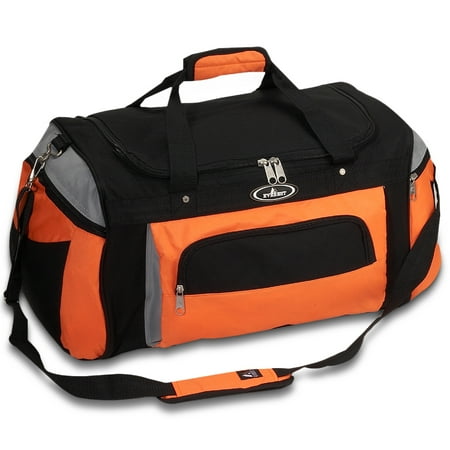 Everest Unisex Deluxe Sports Duffel Bag Orange