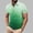(Casual 76)Green, variant on Plus Size T-Shirt for Men Fashion TShirt Summer Casual Print Short Sleeved Half Button Turndown Collar Breathable Oversize Tops Tees