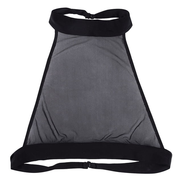Fvwitlyh Lingerie Femme Femmes Mesh Transparent à Travers des Hauts à Manches Courtes Casual T-Shirt