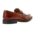 thumbnail image 2 of Base London Mens Kennedy Leather Slip-on Loafers, 2 of 5