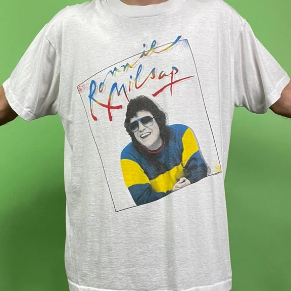 Ronnie Milsap On Tour concert White Tee Unisex T-Shirt Full Size S To 5XL MC552