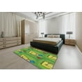 thumbnail image 5 of Ahgly Company Machine Washable Indoor Rectangle Transitional Green Area Rugs, 8' x 12', 5 of 7