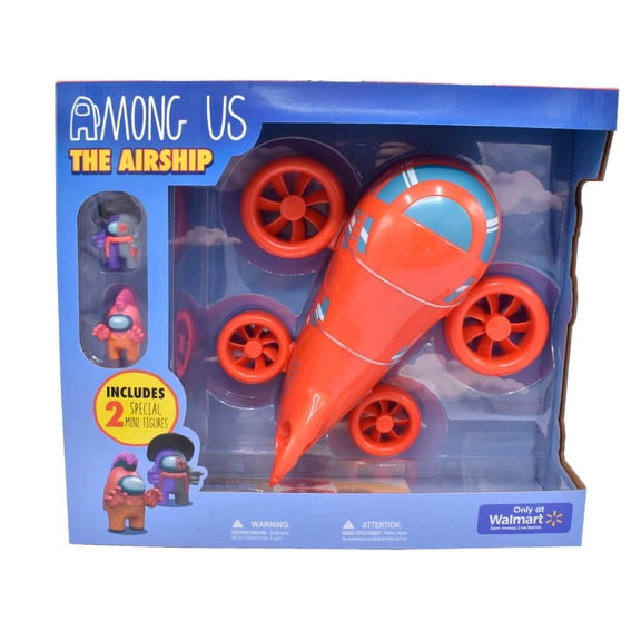Playset Just Toys Among Us Airship de 25 cm con 2 minifiguras