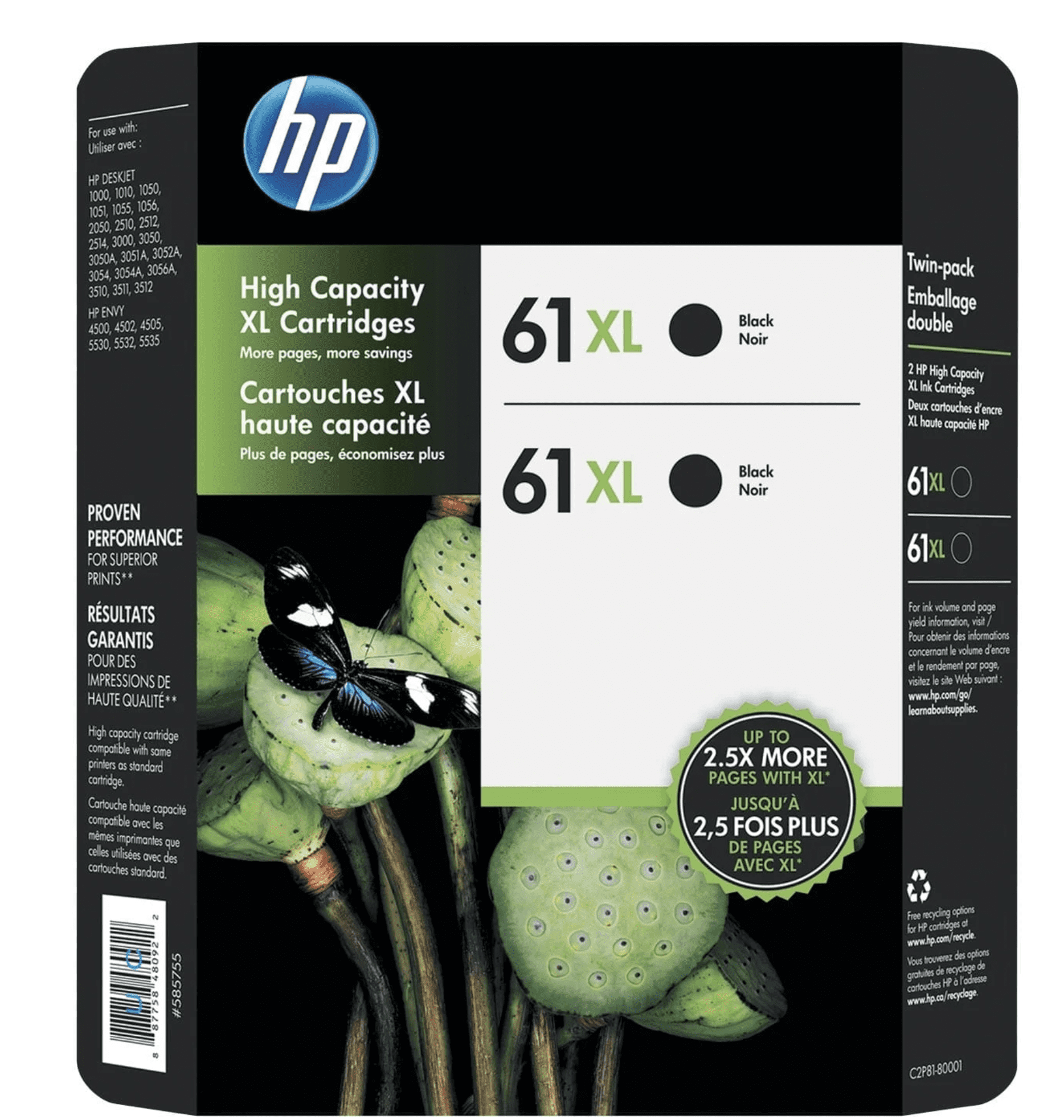 インク　hp 63xl HP 63XL High Yield Tri-color Original Ink Cartridge, ~300