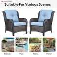 thumbnail image 4 of OPOHORO Outdoor 10-Piece Deep Seat Cushion,25"x 22", Water Resistant, Fade Resistant, Deep Seat Bottom and Back Cushion for Chair, Sofa, and Couch,BabyBlue, 4 of 7