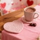 thumbnail image 5 of Posavasos de algodón, decoraciones navideñas, San Valentín, forma de corazón, algodones aislantes del calor, almohadillas tejidas de aislamiento térmico, decoraciones de Halloween, decoración de otoño, 5 of 6