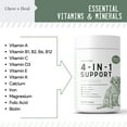 thumbnail image 3 of Chew + Heal All in 1 Dog Multivitamin (120 Soft Chews) Supplements for Skin, Coat, Hip and Joint Support, 3 of 7